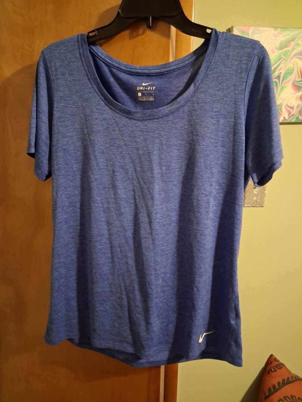 Nike Dri Fit Short Sleeve Shirt Size Large Women's